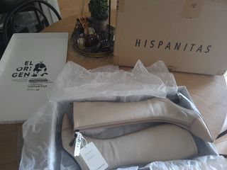 Botas altas Hispanitas Soho Beige