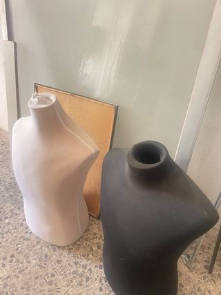 Maniquí de sastre blanco