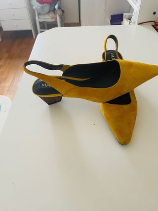 Zapatos Mango Ante Piel bovino 
