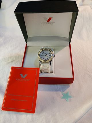 Reloj Viceroy Plateado y Blanco