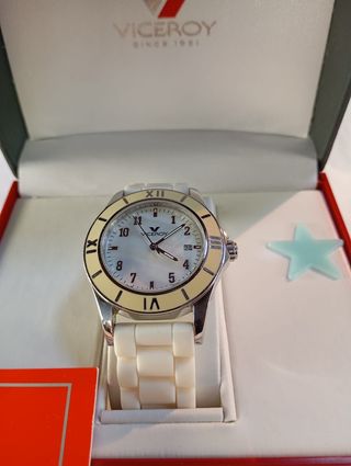 Reloj Viceroy Plateado y Blanco