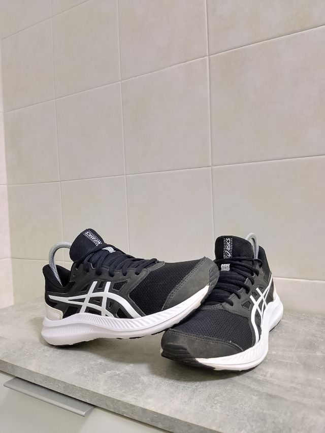 ASICS Sneakers Donna Nero Bianco