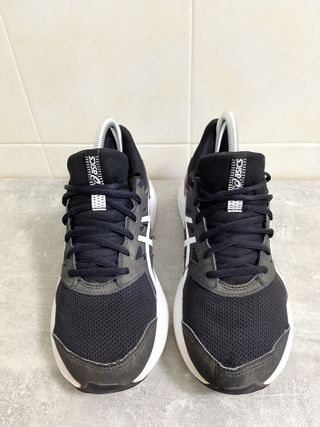 ASICS Sneakers Donna Nero Bianco