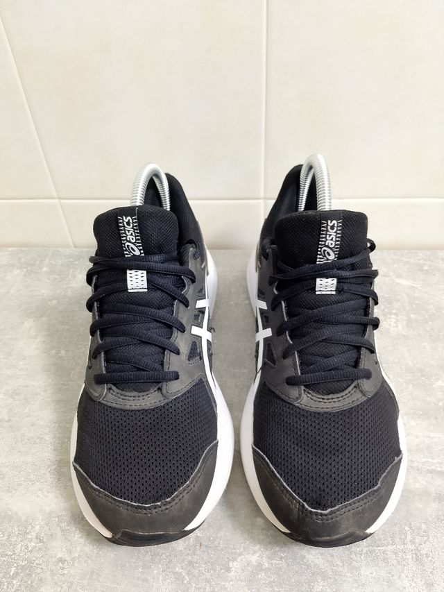 ASICS Sneakers Donna Nero Bianco