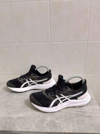 ASICS Sneakers Donna Nero Bianco