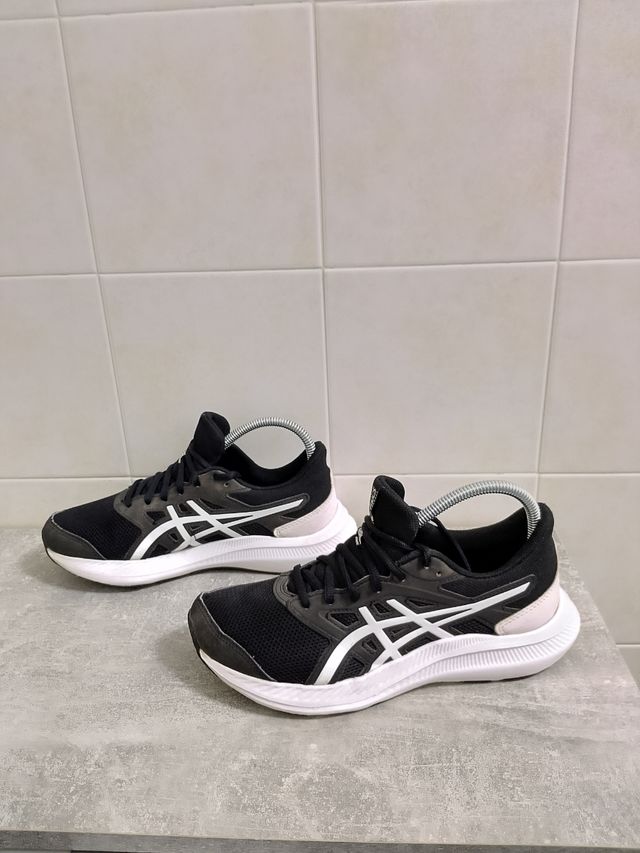 ASICS Sneakers Donna Nero Bianco