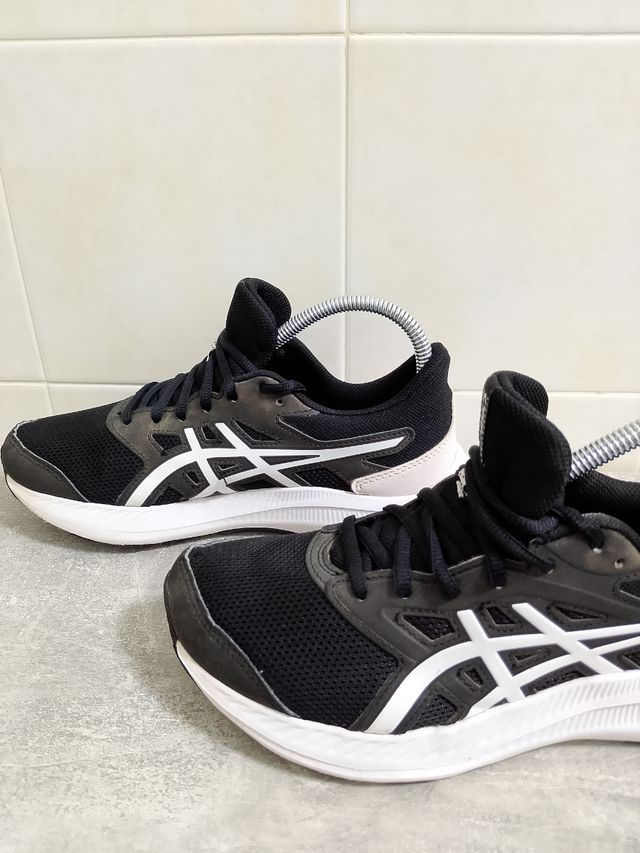 ASICS Sneakers Donna Nero Bianco