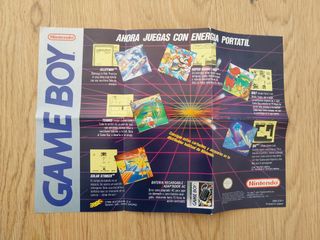 POSTER JUEGOS ERBE NINTENDO GAME BOY 