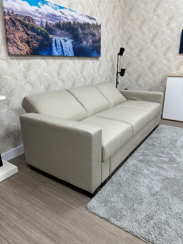 Sofá Cama Beige/Gris Nuevo