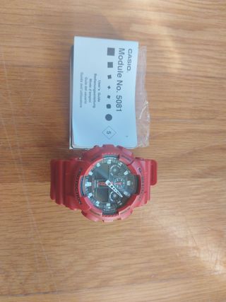 Reloj Casio G-Shock Rojo