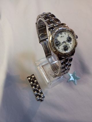 Reloj Lotus Plata y Blanco