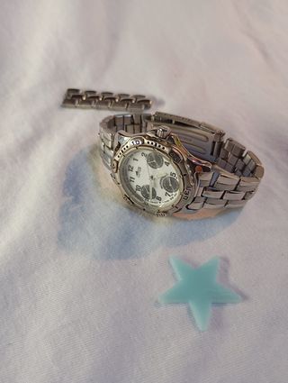 Reloj Lotus Plata y Blanco