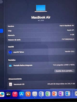 MacBook Air 13” 2020 M1 Rosa A2337