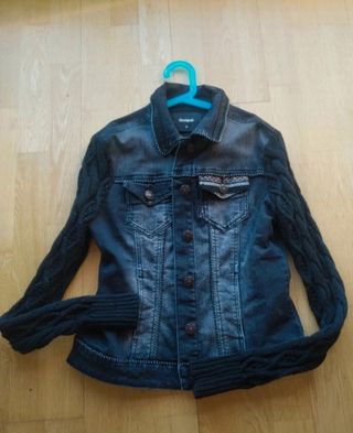 Chaqueta Desigual Denim Negra Talla S