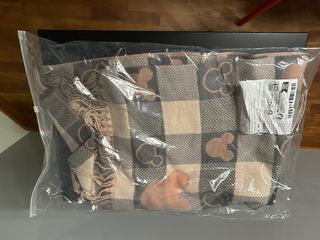 Sciarpa Disney Topolino rosa/grigia/beige