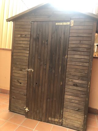 Caseta de jardín de madera