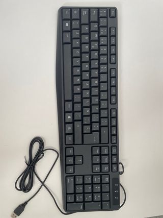 Teclado de ordenador con cable