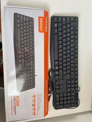 Teclado de ordenador con cable