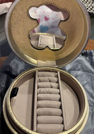 Joyero Tous Circular Dorado y Plateado