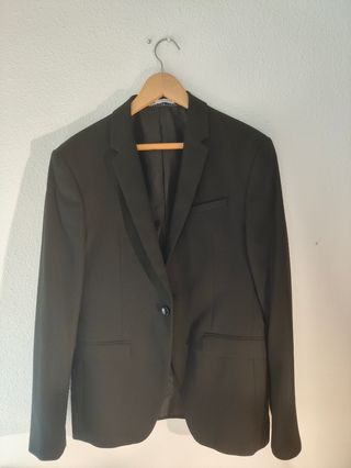Traje ZARA Negro Talla L (180-190cm)