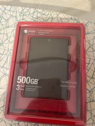 Disco Duro Portátil Iomega Prestige 500GB USB 2.0