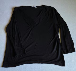 Blusa negra manga larga