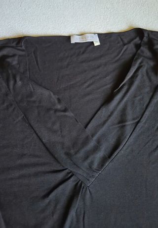 Blusa negra manga larga