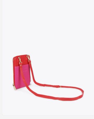 Bolsito Lola Casademunt rosa y rojo