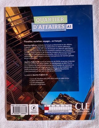 Quartier d'affaires FLE niveau A1 élève + DVD (...