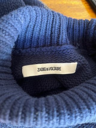 Jersey Zadig & Voltaire Cuello alto 100% lana