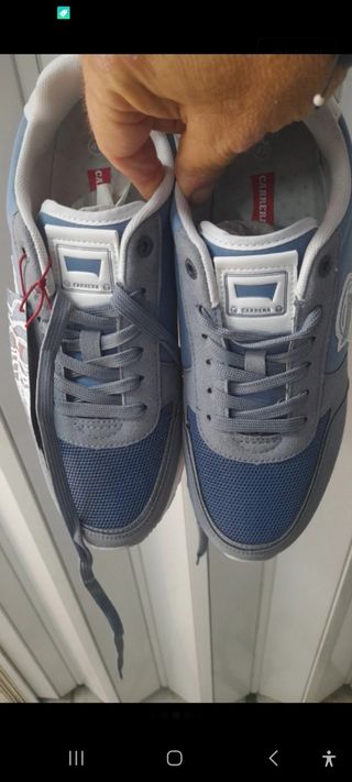 Sneakers Carrera Pelle N42 Blu/Grigie