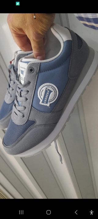 Sneakers Carrera Pelle N42 Blu/Grigie