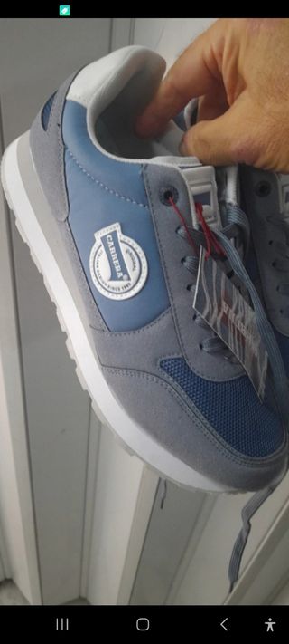 Sneakers Carrera Pelle N42 Blu/Grigie