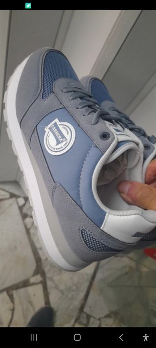 Sneakers Carrera Pelle N42 Blu/Grigie