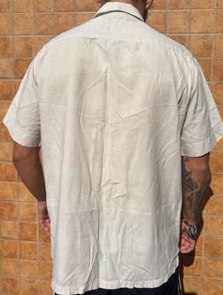 Camisa Zara Blanca Manga Corta