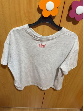 Camiseta oversize vintage “Alabama” gris y roja
