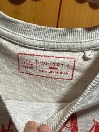 Camiseta oversize vintage “Alabama” gris y roja