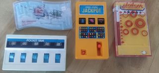 Lote de 5 juegos de bolsillo. Tomy. Años 70