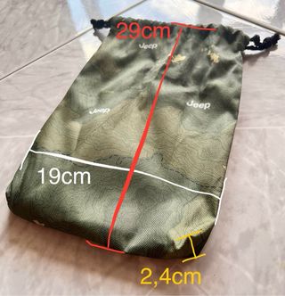 Sacca Jeep auto renegade verde brand accessorio