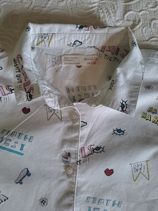 Camisa niña Zara Talla 11-12 Estampada