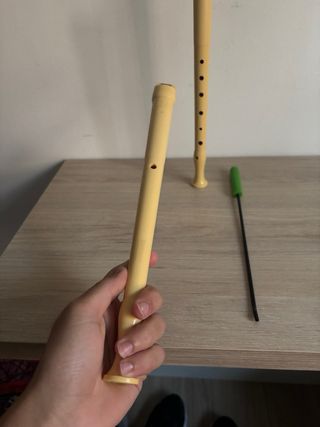 2 Flautas dulces Hohner color beige