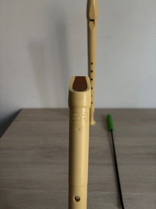 2 Flautas dulces Hohner color beige