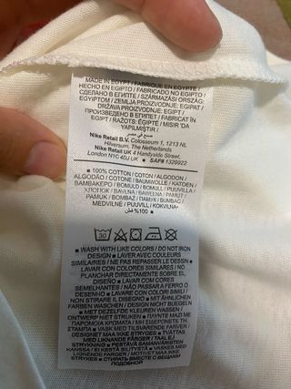 Camiseta Nike Hombre Talla S Blanca Sin Estrenar