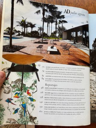 Revista Architectural Digest AD Julio/Agosto 2012