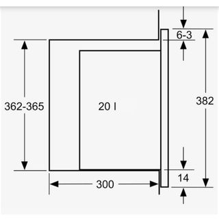 Microondas integrable Balay 3CP5002N2