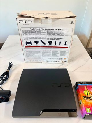 PS3 Slim 160GB con mando y juegos
