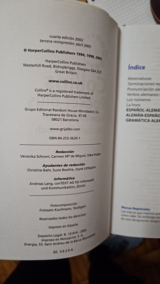 Diccionario español - alemán / alemán - español