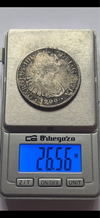 8 Reales 1799 (BC+) México Carlos IIII