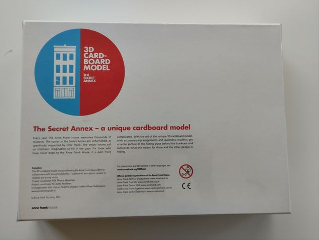 Maqueta 3D Casa de Ana Frank - Anexo Secreto