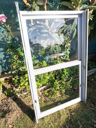 Ventana guillotina aluminio
